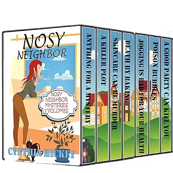 Nosy Neighbor: All 7 complete Nosy Neighbor cozy mysteries PLUS: 2 short Christmas stories (A Nosy Neighbor Mystery)
